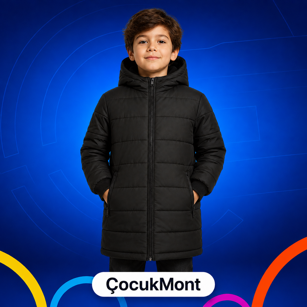 TOPTAN ERKEK ÇOCUK ŞİŞME MONT 2-5 YAŞ