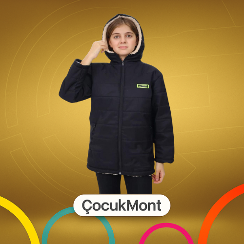 TOPTAN ÇOCUK MONTU 6-15 YAŞ KIZ ÇOCUK