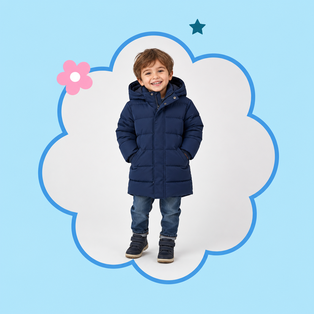 Toptan çocuk mont modelleri — kız ve erkek çocuk kışlık mont